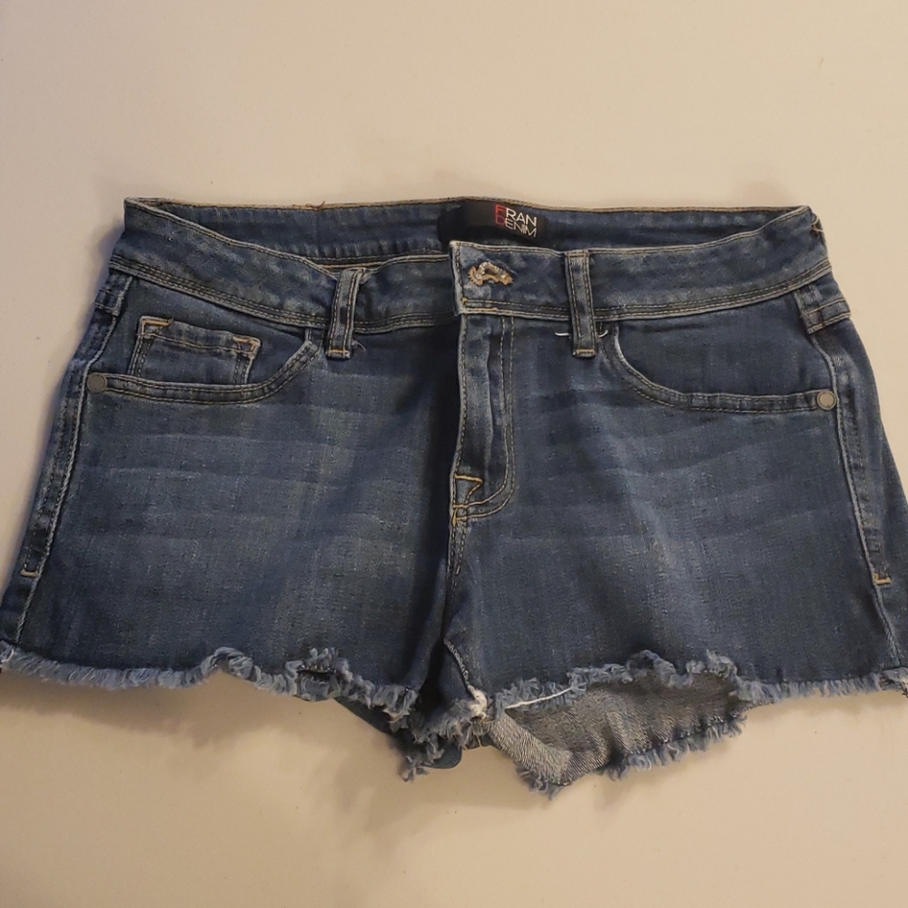 Fran denim cut off shorts. Worn twice. Size 27.